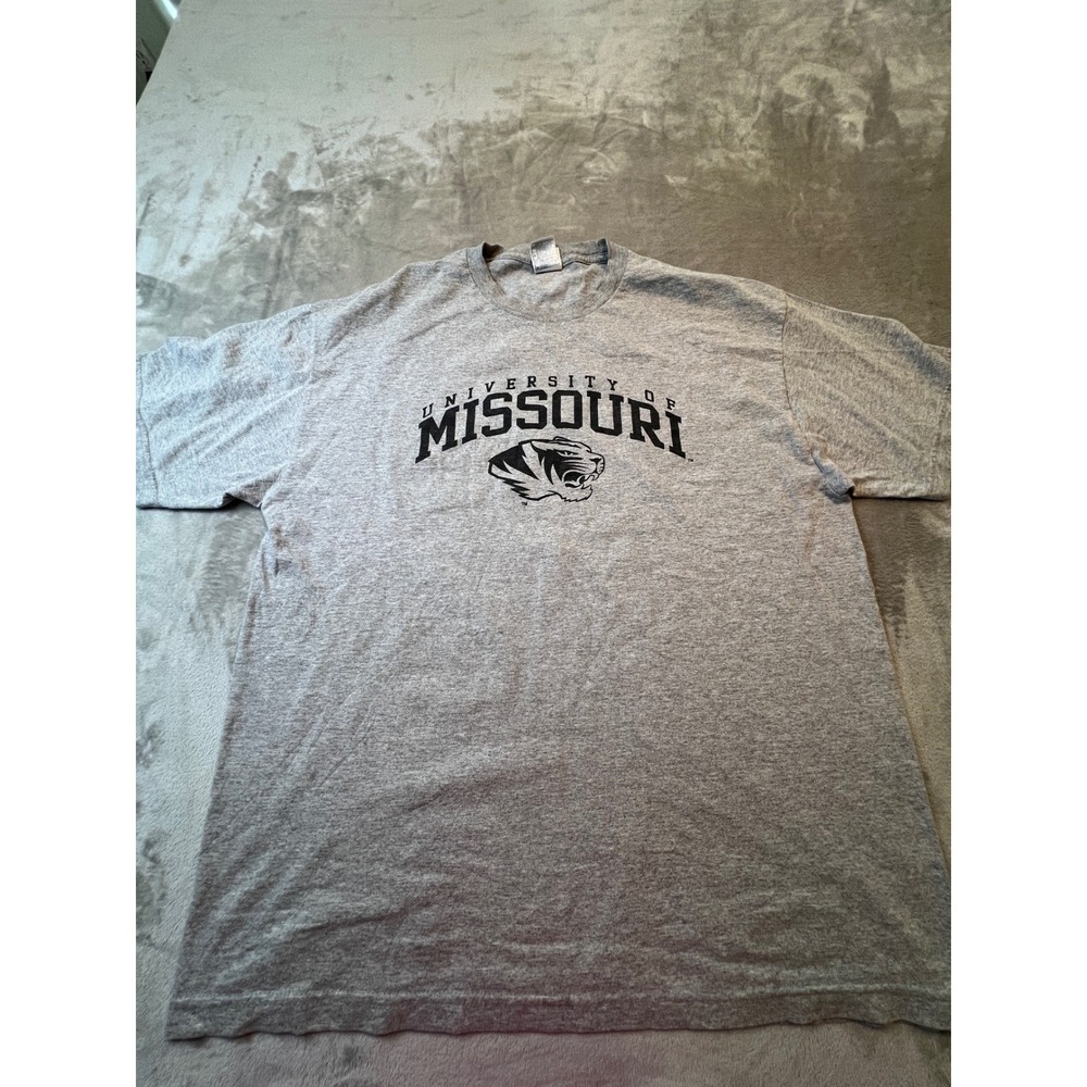 University of Missouri Tigers T-Shirt Mens XL Gray Alstyle NCAA Graphic